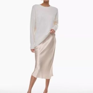 Aritzia Babaton Slip Midi Skirt